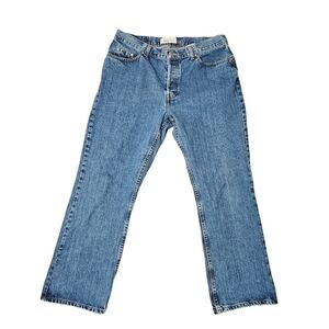 GAP Bootcut Button Fly Mid Rise Plus Size Jeans Size 14 Ankle